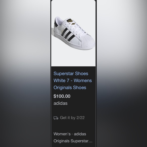 ADIDAS Superstar (white/navy blue or black) - Picture 7 of 7